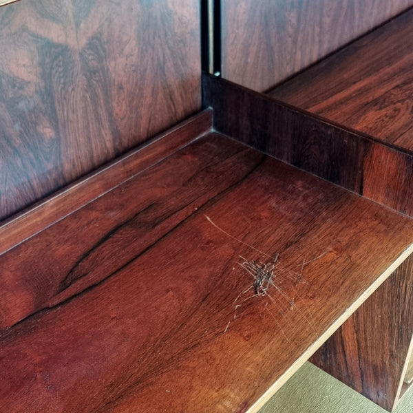 Rosewood Wall System Gianfranco Frattini for Bernini