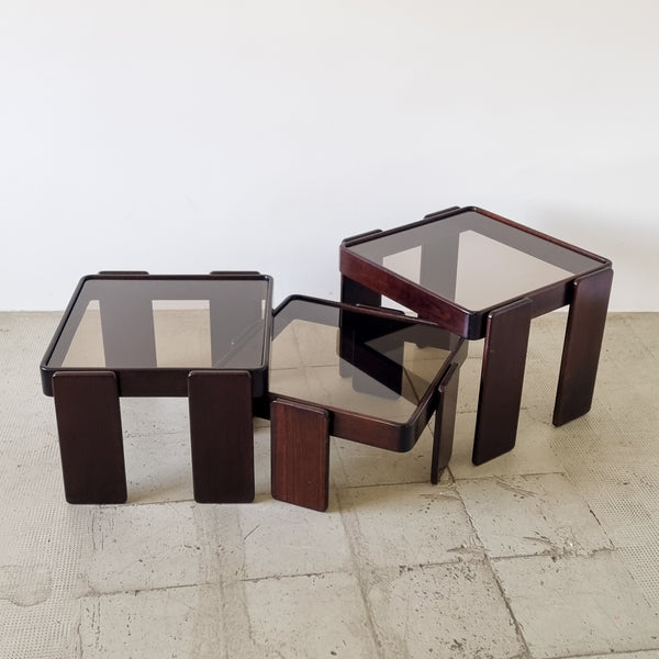Gianfranco Frattini for Cassina Stacking Tables (Set of 3)
