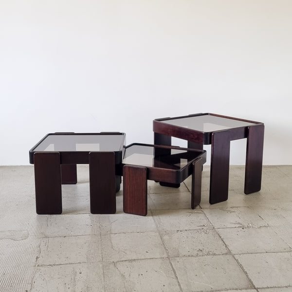 Gianfranco Frattini for Cassina Stacking Tables (Set of 3)