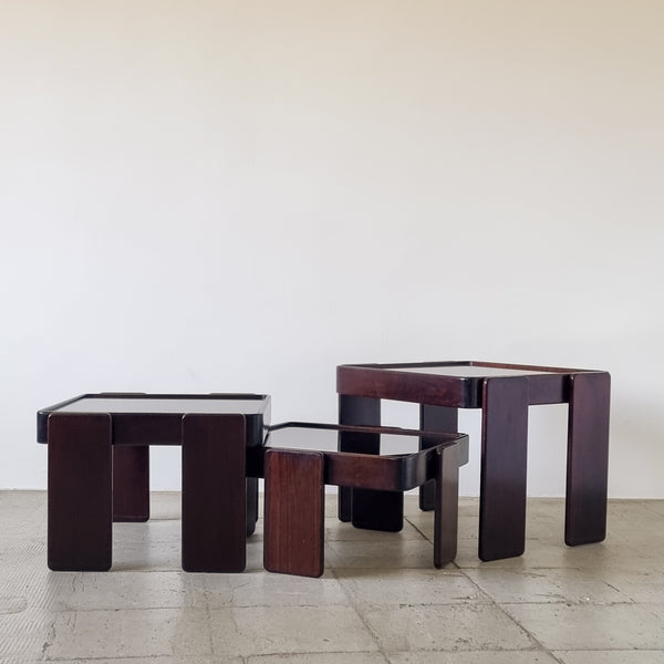 Gianfranco Frattini for Cassina Stacking Tables (Set of 3)