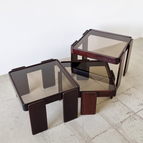 Gianfranco Frattini for Cassina Stacking Tables (Set of 3)