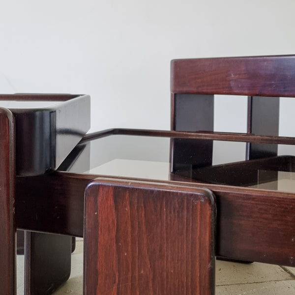 Gianfranco Frattini for Cassina Stacking Tables (Set of 3)