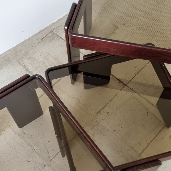 Gianfranco Frattini for Cassina Stacking Tables (Set of 3)