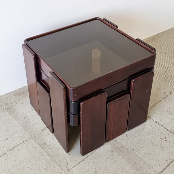 Gianfranco Frattini for Cassina Stacking Tables (Set of 3)