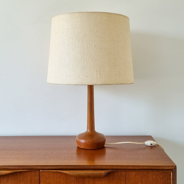 Scandinavian Teak Table Lamp