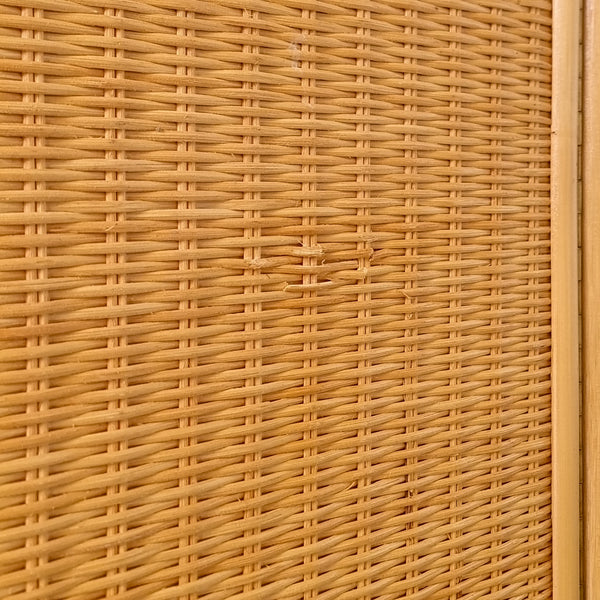 Vintage Rattan Sideboard