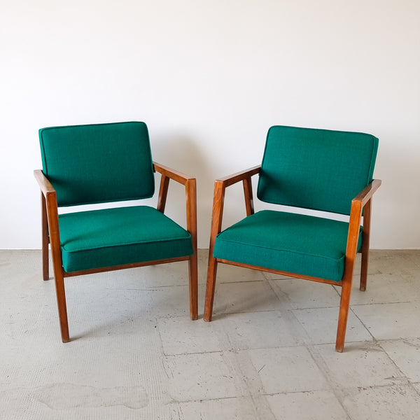 Pair of No 48 Luisa Armchairs by Franco Albini for Knoll International