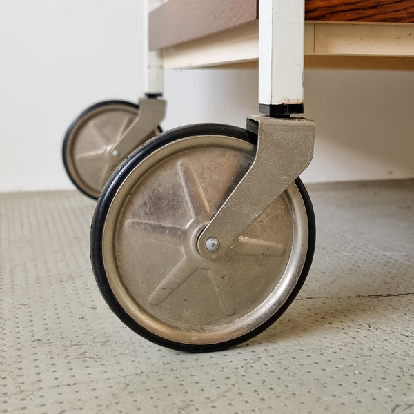 Bauhaus Rosewood Serving Trolley