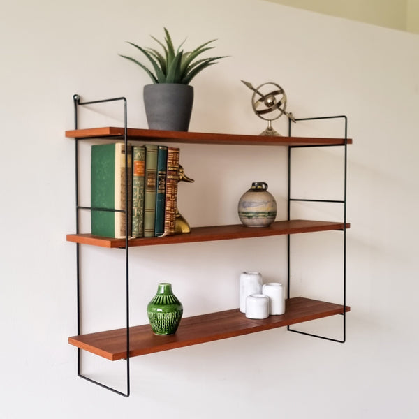 Vintage Teak Wall Shelf