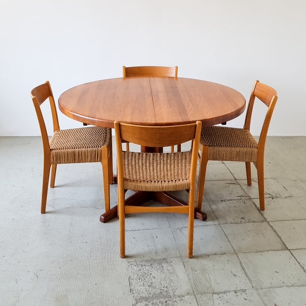Glostrup Round Teak Dining Table