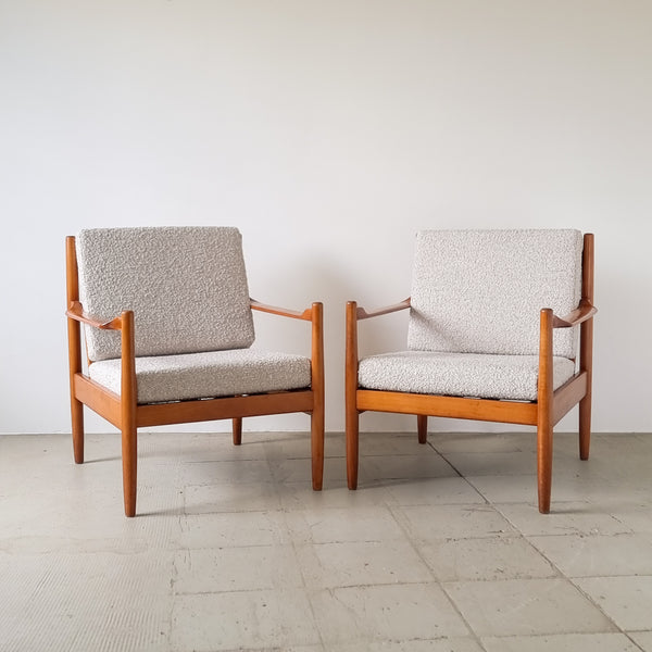 Pair of Vintage Scandinavian Style Armchairs