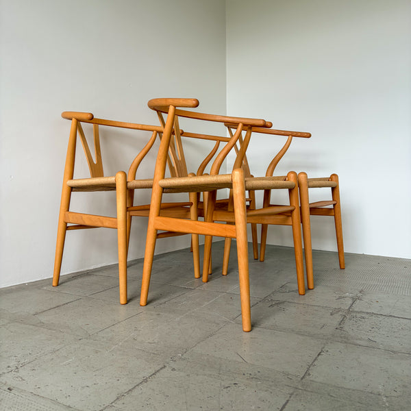 CH24 Wishbone Chairs by Hans Wegner for Carl Hansen - Set of 4