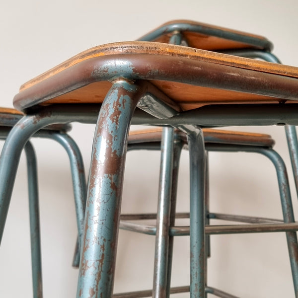 Mullca Industrial Workshop Stools - Set of 4