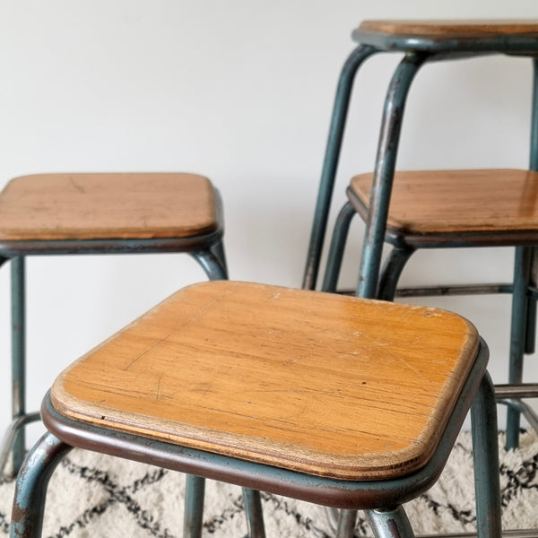 Mullca Industrial Workshop Stools - Set of 4