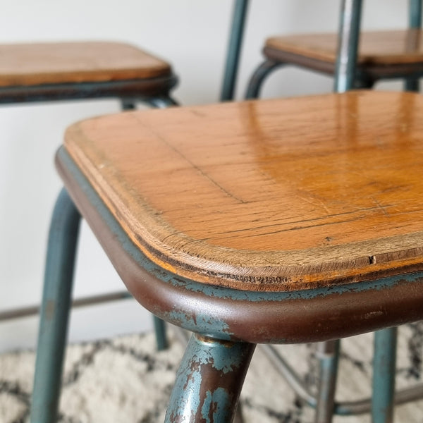 Mullca Industrial Workshop Stools - Set of 4