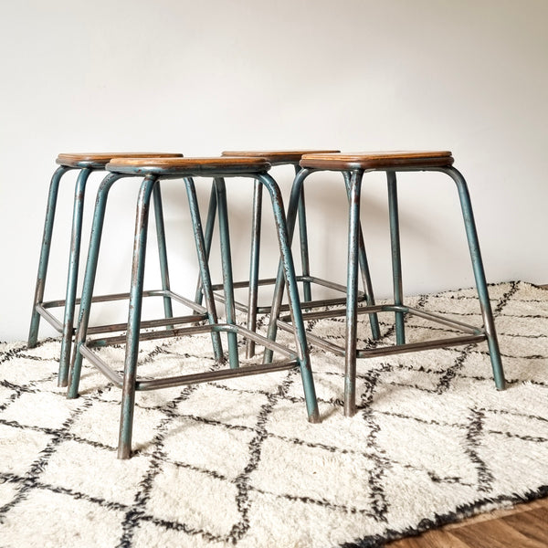 Mullca Industrial Workshop Stools - Set of 4