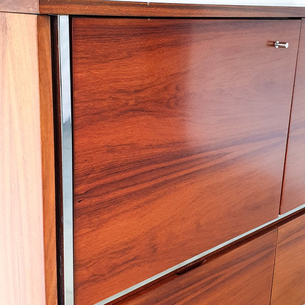 § Rosewood Highboard / Bar Made in Luxembourg