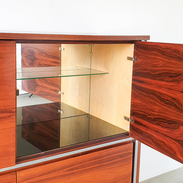§ Rosewood Highboard / Bar Made in Luxembourg