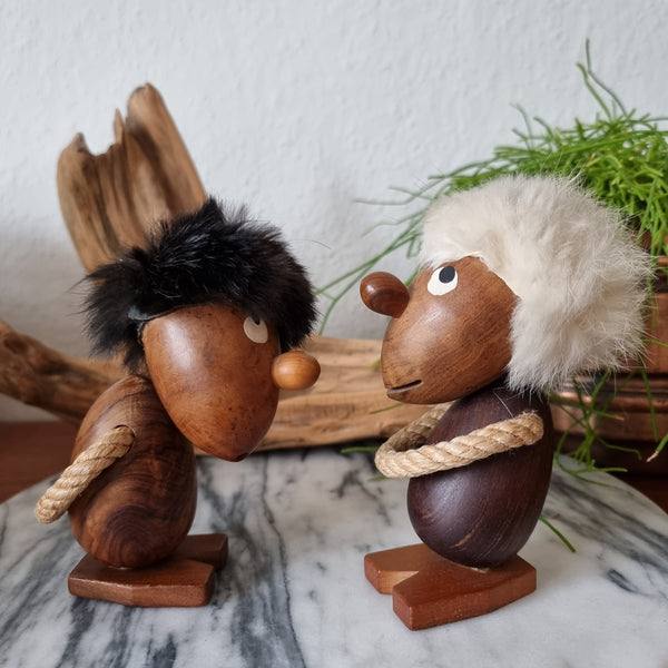 Hans Bolling Teak firgurines