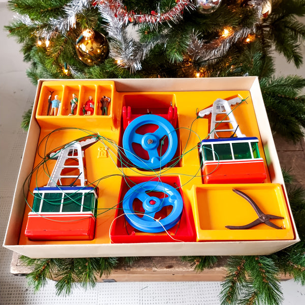 § Vintage Rigi Duo Cableway Cable Car Toy by Lehmann