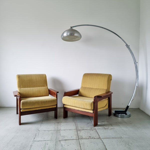 Pair of 1970s Danish Teak Armchairs