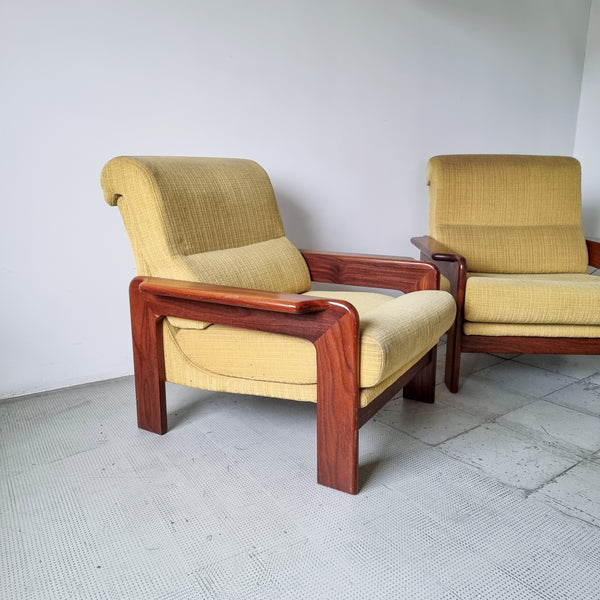Pair of 1970s Danish Teak Armchairs