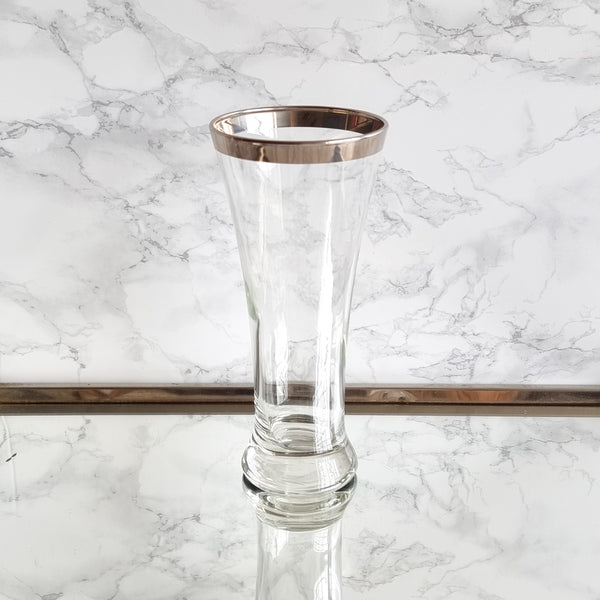 § Pair of Vintage Silver Beer Glasses