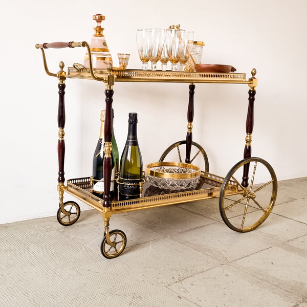 § Neoclassical French Bar Cart Maison Baguès