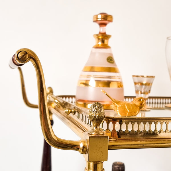 § Neoclassical French Bar Cart Maison Baguès