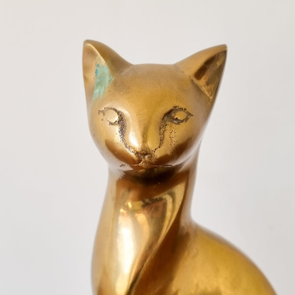 § Pair of Brass Cats