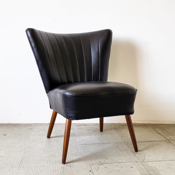 § Pair of Black Cocktail Chairs