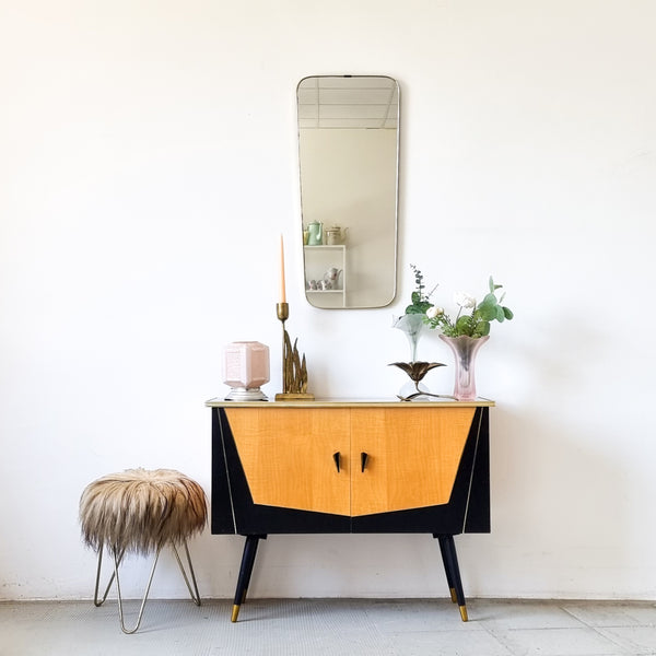 § Retro 50s Entrance Cabinet and Mirror