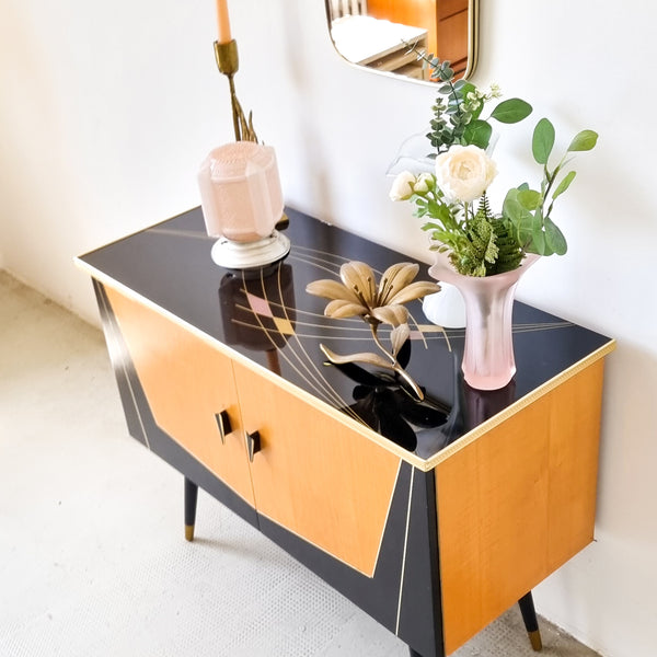 § Retro 50s Entrance Cabinet and Mirror