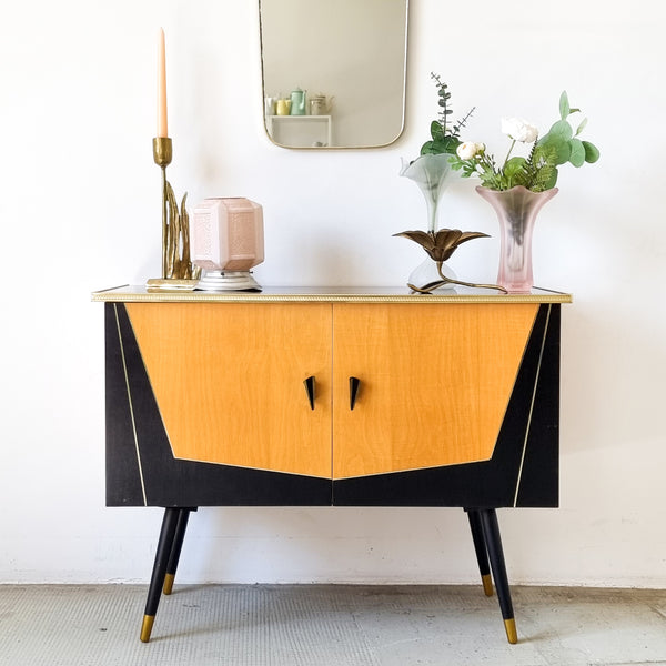 § Retro 50s Entrance Cabinet and Mirror