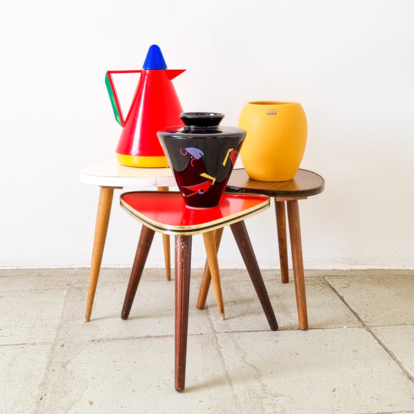 § Vintage Formica Tripod Plant Tables
