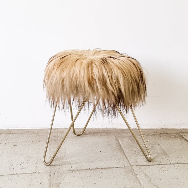 § Genuine Vintage Icelandic Wool Stool