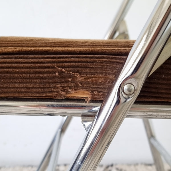 § 70s Chrome Folding Chair