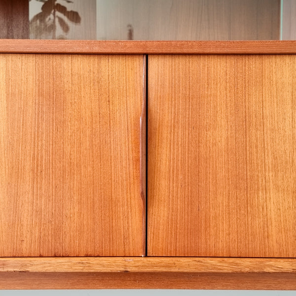 § Mid-century XL Highboard with Display Case