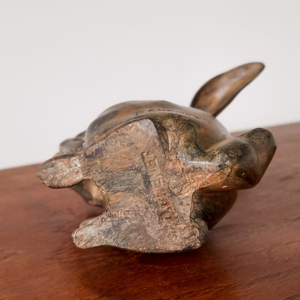 Pierre Chenet Bronze Hare Sculpture