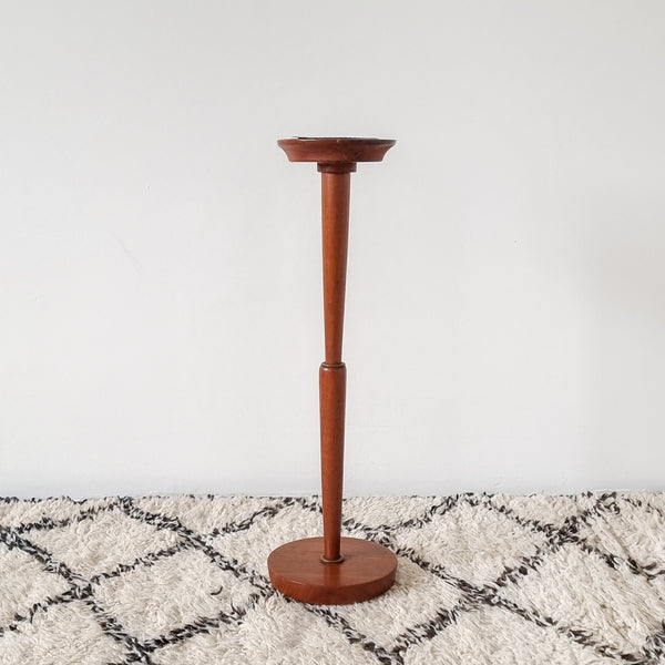 Danish Teak Pedestal Ashtray