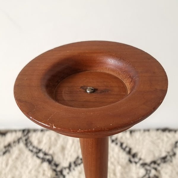 Danish Teak Pedestal Ashtray