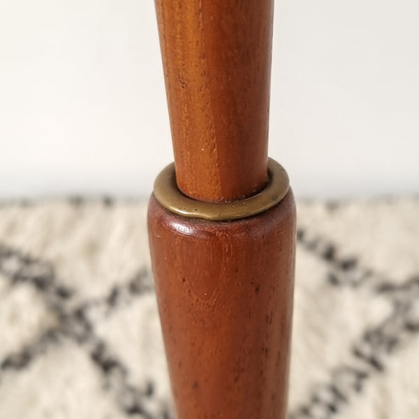 Danish Teak Pedestal Ashtray