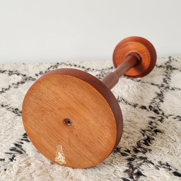 Danish Teak Pedestal Ashtray