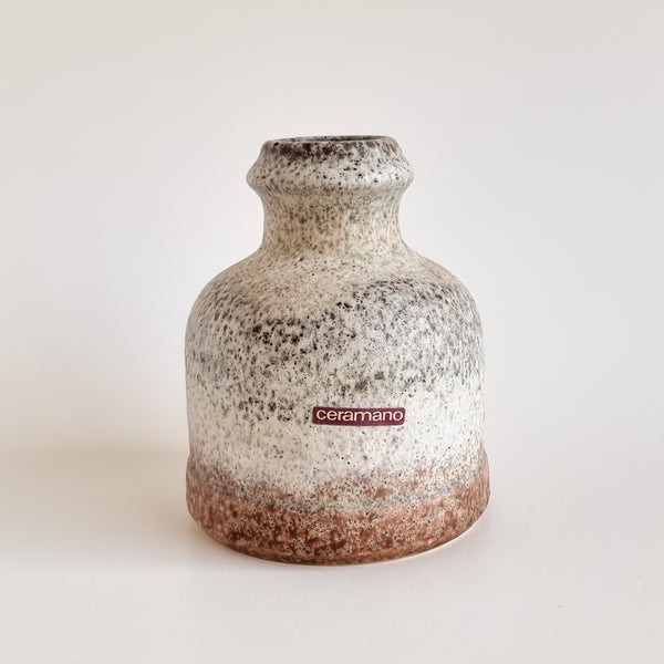 Ceramano Textured Lava Glaze Vase