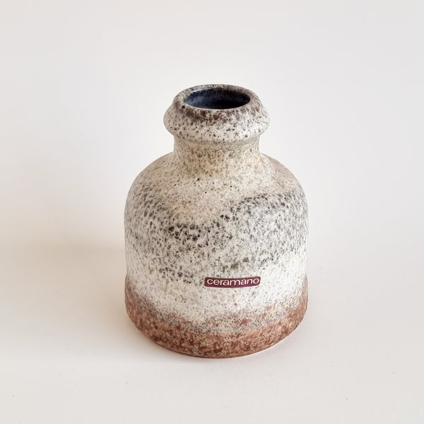 Ceramano Textured Lava Glaze Vase