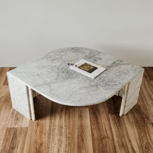 Carrara Marble Coffee Table