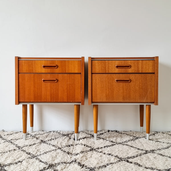 Pair of Mid-century Bedside Tables