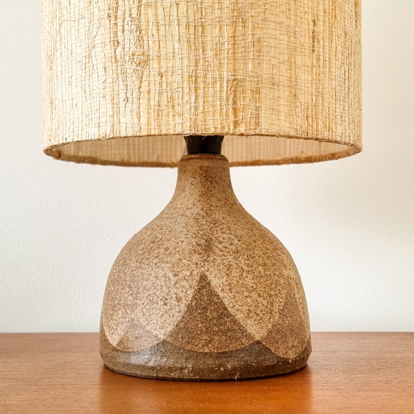 Small Scandinavian Ceramic Table Lamp