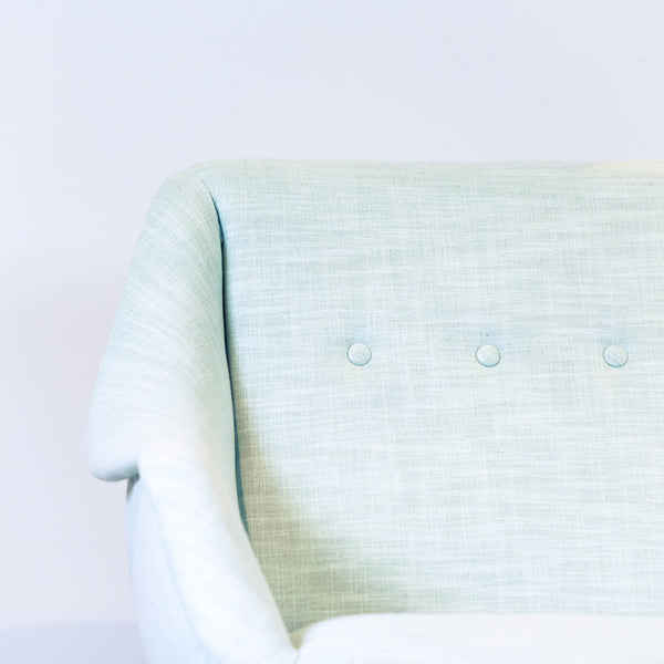 Scandinavian style vintage 50s mint sofa