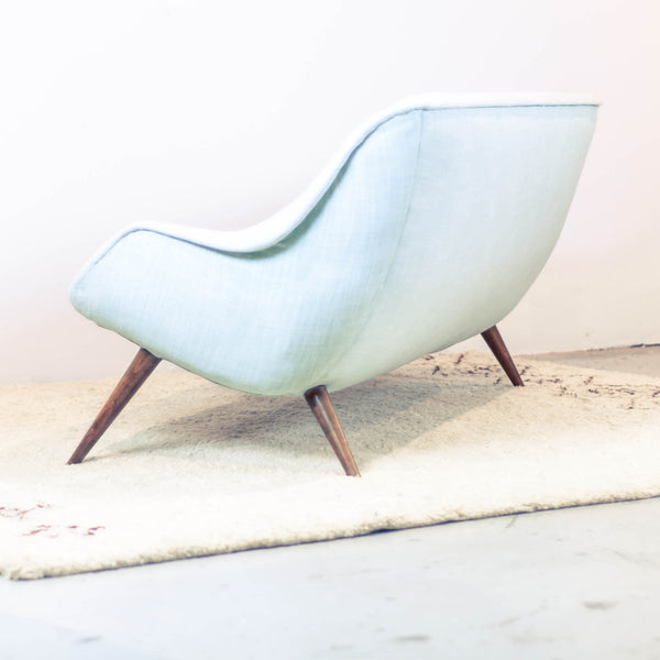 Scandinavian style vintage 50s mint sofa